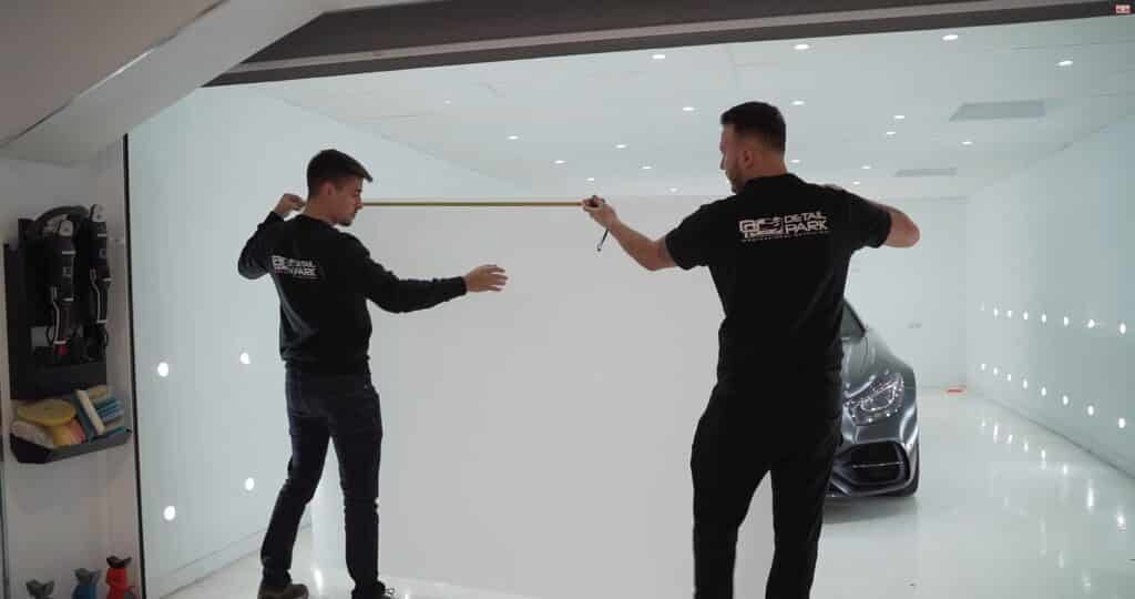 Paint Protection Film en AMG GT 6 install ppf