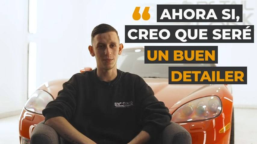 Cursos de Detailing 23 Testimonio en vídeo de un alumno del curso de detailing