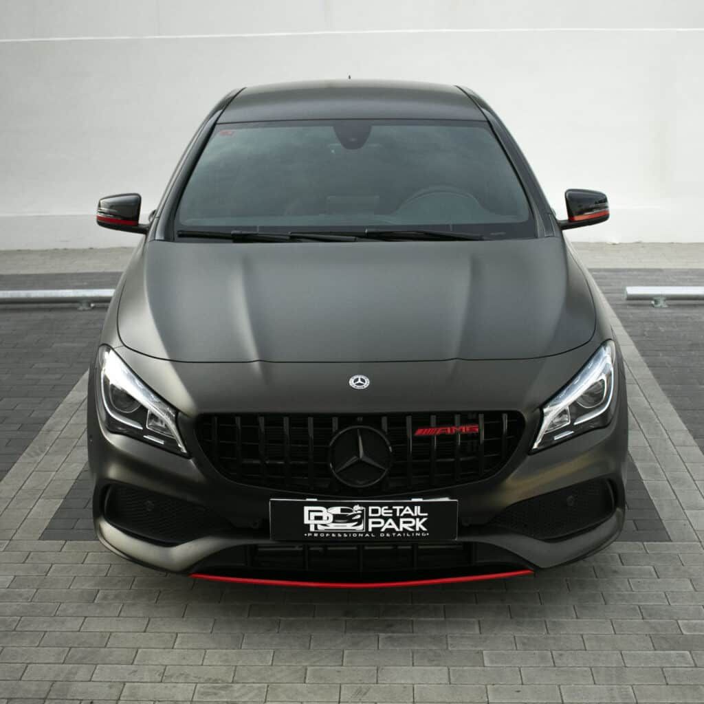 Wrapping Mercedes CLA Satin Gold Dust Black 2 Wrapping Mercedes CLA Satin Dust