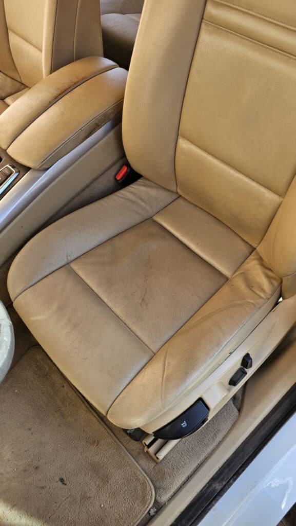 Restauración de cueros de un BMW X6 11 car wrapping%&paint protection film%